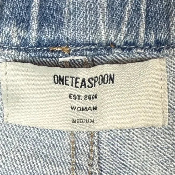 NWT ONE TEASPOON Shabbies Drawstring Boyfriend Denim Jogger Pants, Size Medium - Picture 11 of 14
